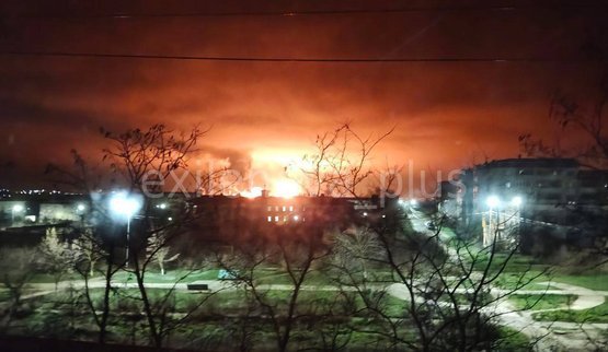 У Ставропольському краї зафіксували пожежу після атаки українських безпілотників