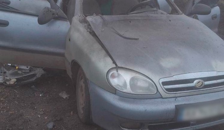 Рашисты атаковали дроном автомобиль на Харьковщине: погиб мужчина, трое раненых. ФОТО