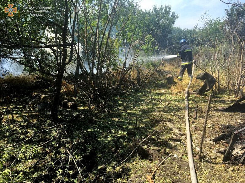 За минувшие сутки в Николаевской области из-за обстрелов российских войск произошло три пожара, - ГСЧС 11