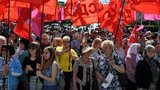 Марш до Дня праці відбувся у центрі Києва. ФОТОрепортаж+ВІДЕО