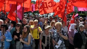 Марш до Дня праці відбувся у центрі Києва. ФОТОрепортаж+ВІДЕО