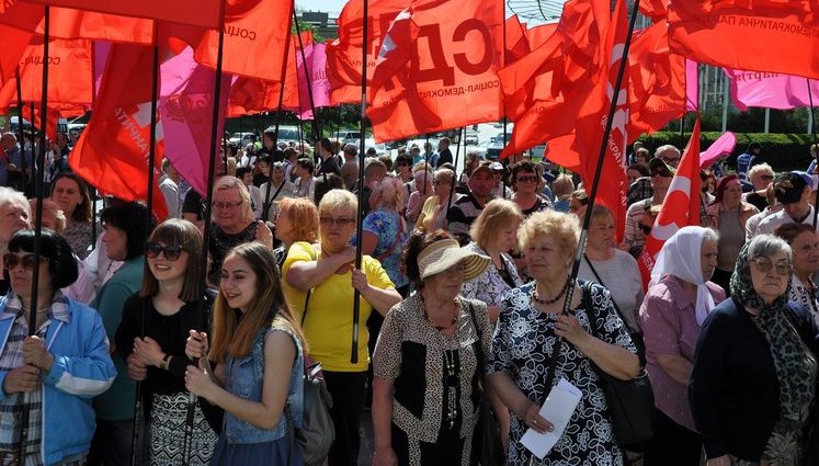 Марш до Дня праці відбувся у центрі Києва. ФОТОрепортаж+ВІДЕО