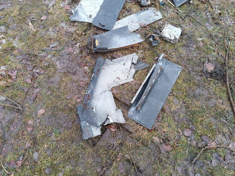 Уламки Шахеда на Житомирщині