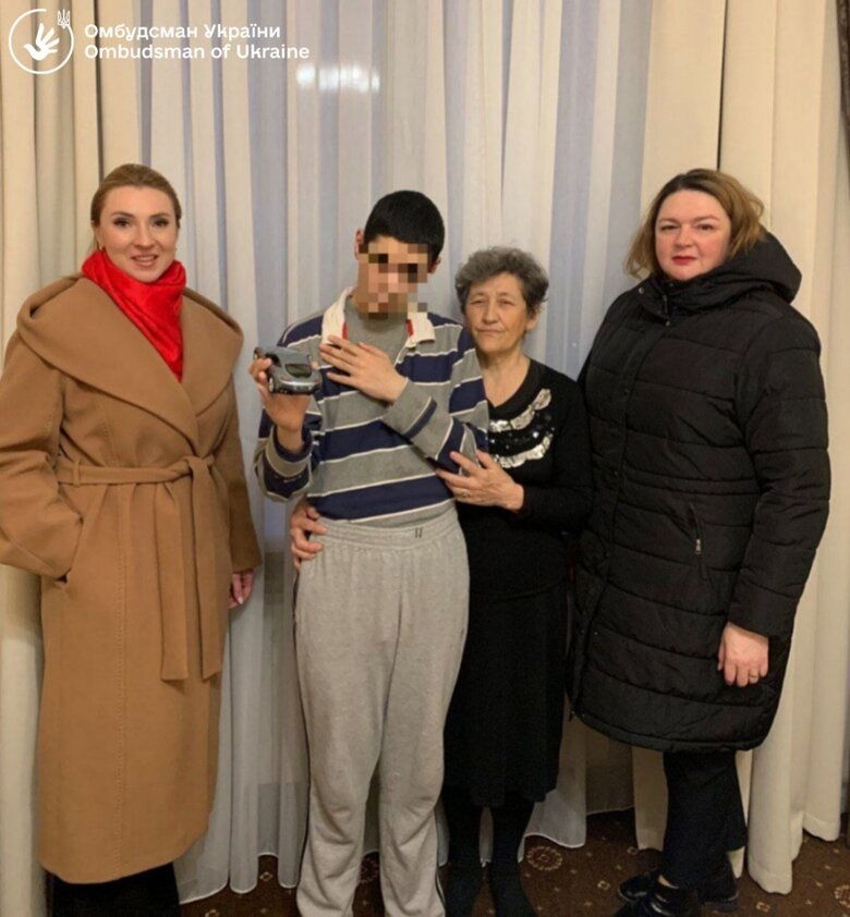 Child deported by Russia from Kherson region returned to Ukraine - Lubinets 01