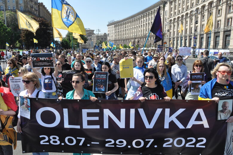 Anniversary of order to withdraw from Azovstal: march We are waiting for home of heroes of Mariupol took place in center of Kyiv 42