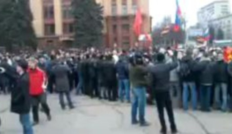 On March 1, 2014 battle for Dnipro started, with probability of regional authorities’ seizure extremely high. VIDEO
