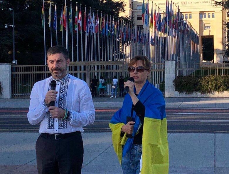 Relatives of defenders of Azovstal took part in meeting of UN Human Rights Council 03