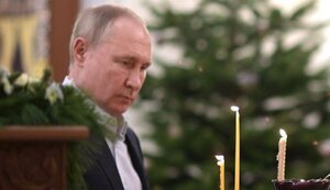 Путин впервые не пришел на Рождество в публичное место, - СМИ