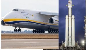 Український літак АН-124 "Руслан" допоміг SpaceX у запуску Falcon Heavy, - посольство України в США. ФОТО