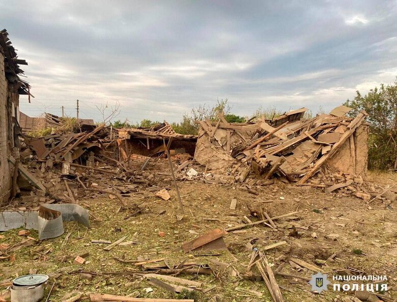Наслідки обстрілу Ізюму