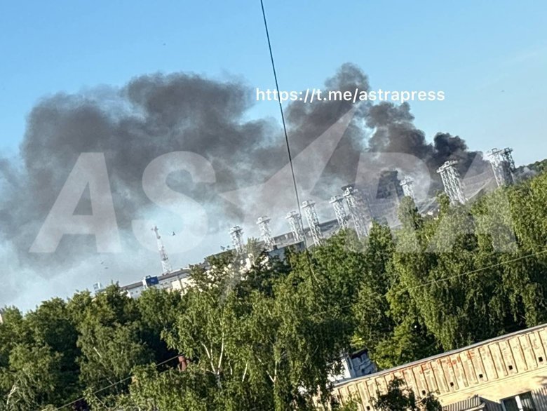 Горит завод в Чебоксарах