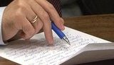 Табачник написал диктант. Почти без ошибок. ВИДЕО.