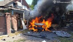 Нікополь після обстрілу