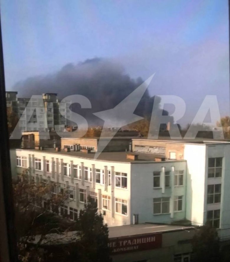 Пожар в Таганроге