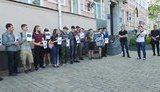 Націоналісти провели акцію проти етнічних злочинних угруповань біля ГУ Нацполіції в Києві. ВІДЕО+ФОТОрепортаж
