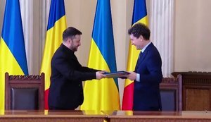 Зеленський зустрівся з президентом Румунії Даном: Країни побудують дві нові лінії для постачання електрики. ВIДЕО
