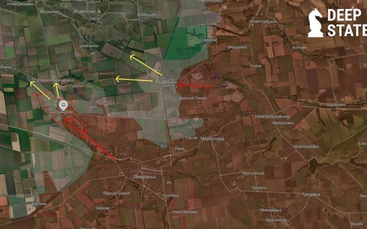 Росіяни продовжують активний тиск на Гришине, поступово затягуючи туди свою піхоту, - DeepState