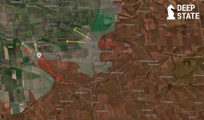 DeepState про бої на Покровському напрямку: де тисне ворог?