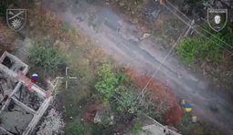 Бійці 66 бригади уразили дроном укриття ворога, а українська піхота добила окупантів