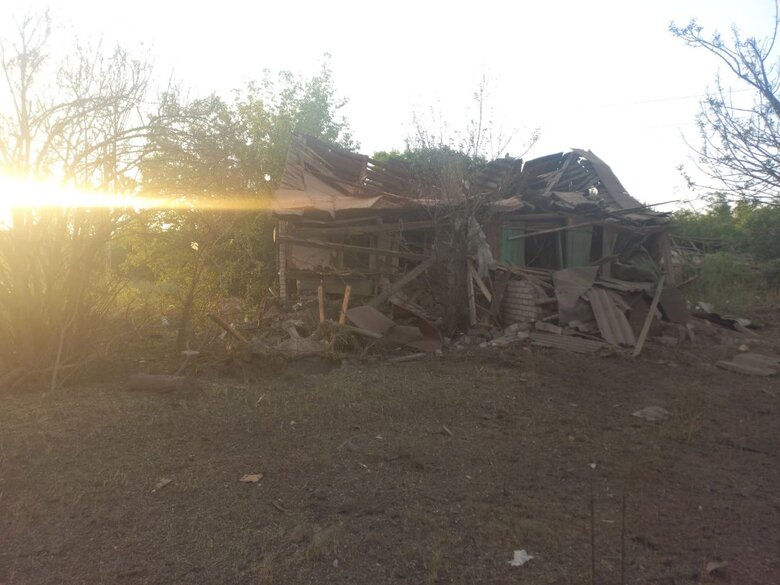 Shelling of Donetsk region on 12 July