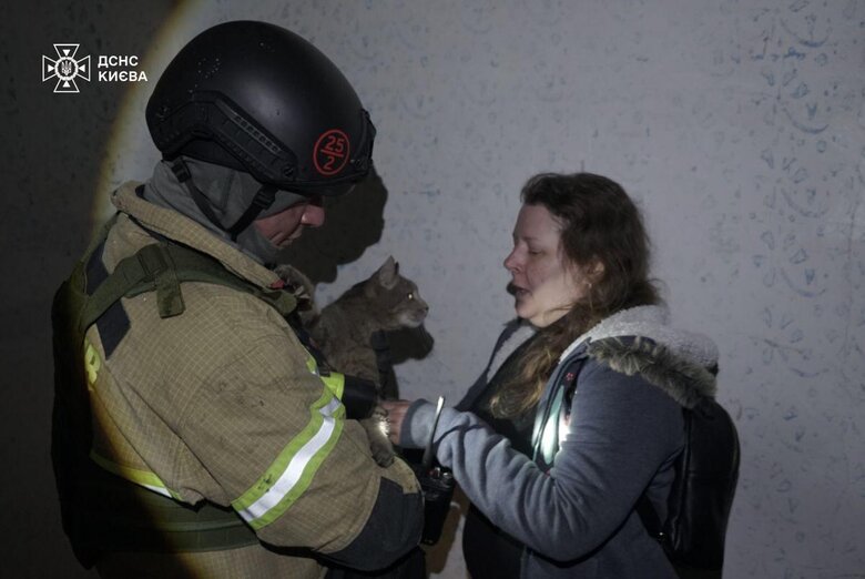 Київ після атаки Шахедів 4 травня