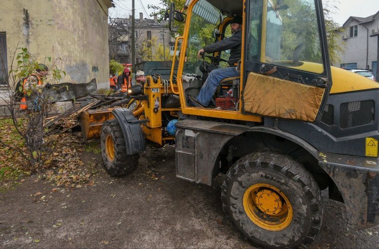 Российская атака на Каменское