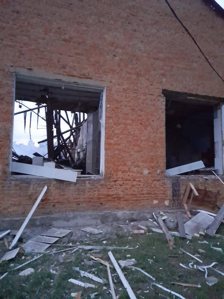 Consequences of an enemy drone attack on Bilopillia 06