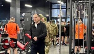 Employees of Military Recruitment Centre visited gym in Uzhhorod. VIDEO&PHOTOS