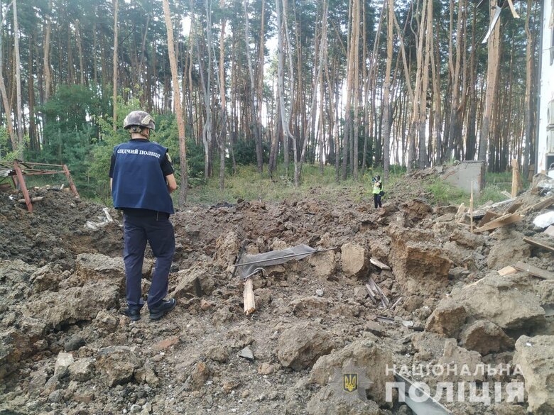 Наслідки нічних ракетних ударів окупантів по Харкову 09