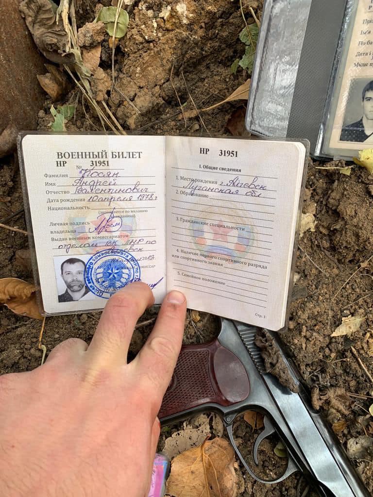 ТКГ о провокации российских оккупантов на Донбассе: Осуществляли разведку с повязками СЦКК. Задержан наемник Андрей Косяк - гражданин РФ 01