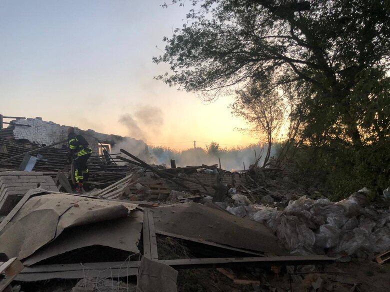 Kharkiv region: drone strikes in Izyum district, shelling of Vovchansk 01