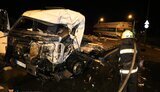 Один человек погиб, еще четверо госпитализированы в результате масштабного ДТП с участием четырех грузовиков на Днепропетровщине. ВИДЕО+ФОТОрепортаж