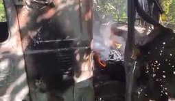 Сили оборони знищили УАЗ Буханку з рашистом всередині