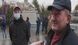 "Дадут денег и можно будет уйти. 300 гривен обещали", - участник акции под ОП с требование отставки мэра Киева Кличко. ВИДЕО