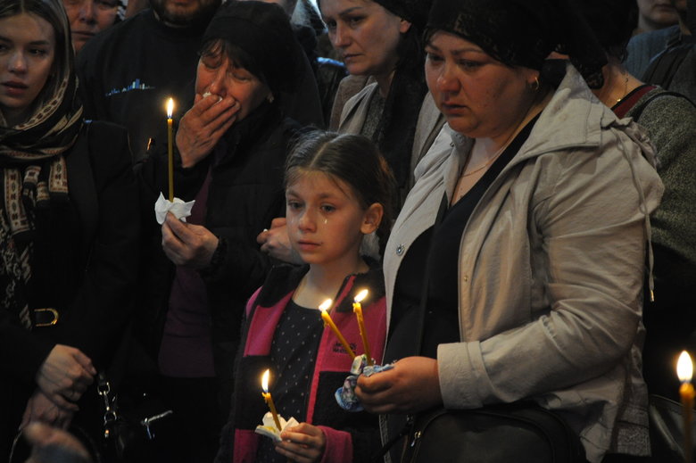 Farewell to cyborg paratrooper of 95th Brigade Ruslan Borovik, who died in battles with Russian occupiers in east, said goodbye in Kyiv 43