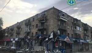 Наслідки удару шахедами по Конотопу на Сумщині 12 вересня 2024 року