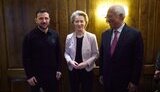 Zelenskyy meets with Costa and von der Leyen