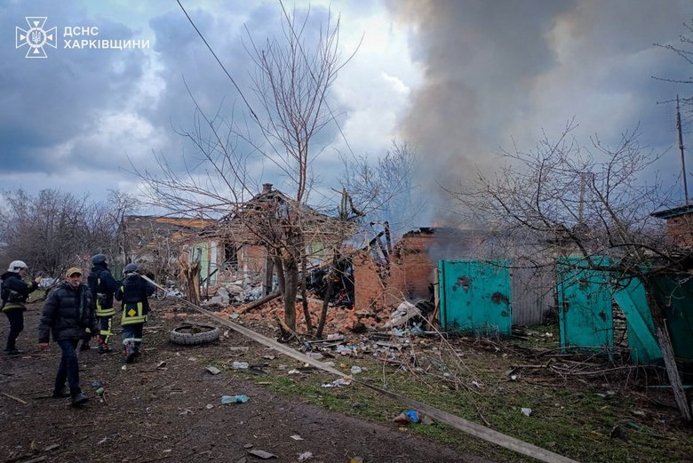Russian Federation’s MLRS strike on Zolochiv in the Kharkiv region