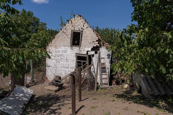 Наслідки обстрілу Вільнянської громади Запорізької області