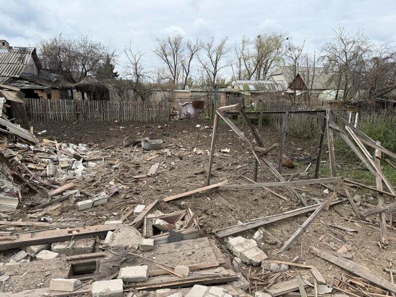 Consequences of shelling in Donetsk region on 8 April 2025