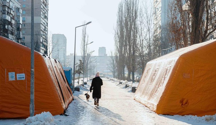 МВД увеличивает количество пунктов обогрева, - Клименко. ФОТОРЕПОРТАЖ