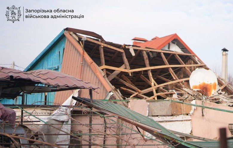 Обстрел Запорожской области