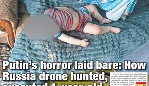 New York Post опублікувало на обкладинці фото вбитого росіянами однорічного українського хлопчика