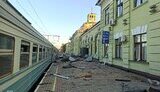 Consequences of shelling in Lozova