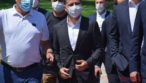 Зеленский с рабочим визитом прибыл в Запорожье