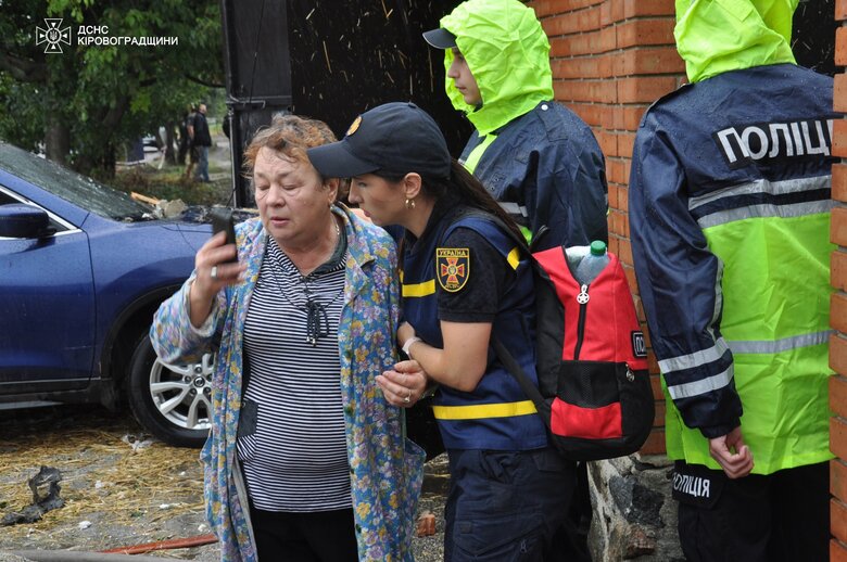 Удар по приватному сектору в Кропивницькому