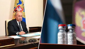 Песков утверждает, что Путин привился от COVID-19