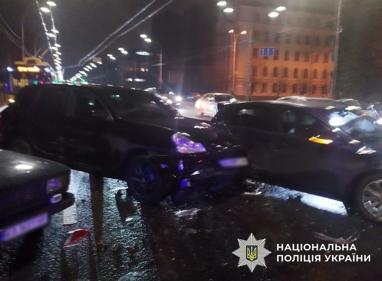 Traffic accident with shooting in Kyiv