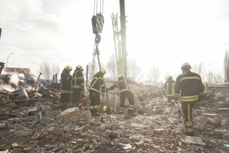 київ після обстрілу