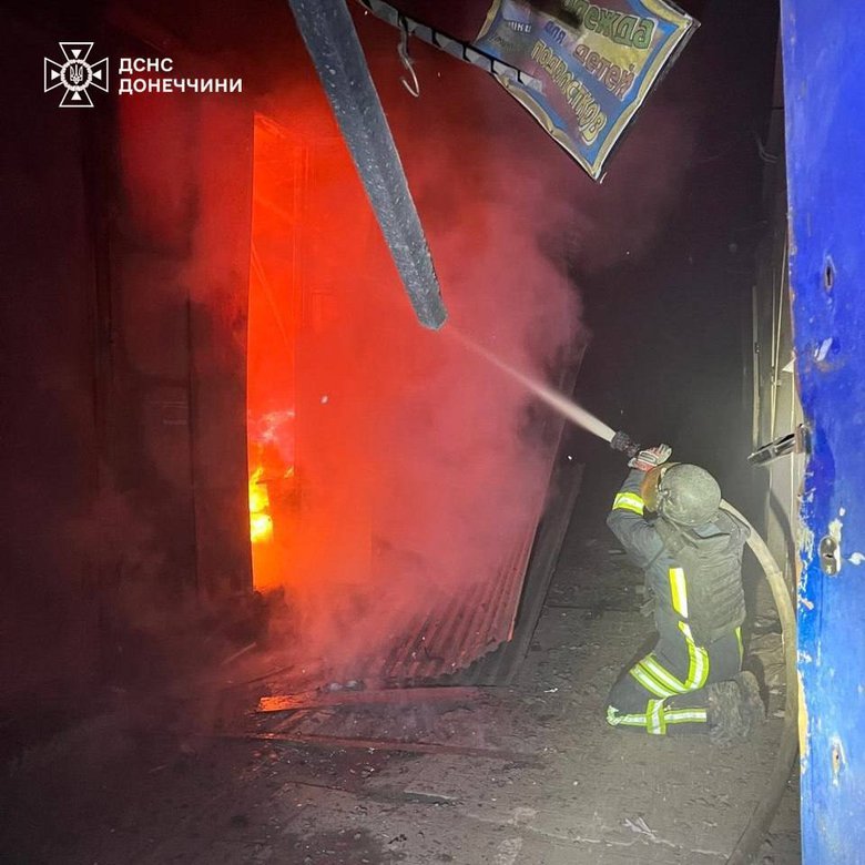 Shelling of Donetsk region